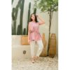 Pleated Dusty Pink